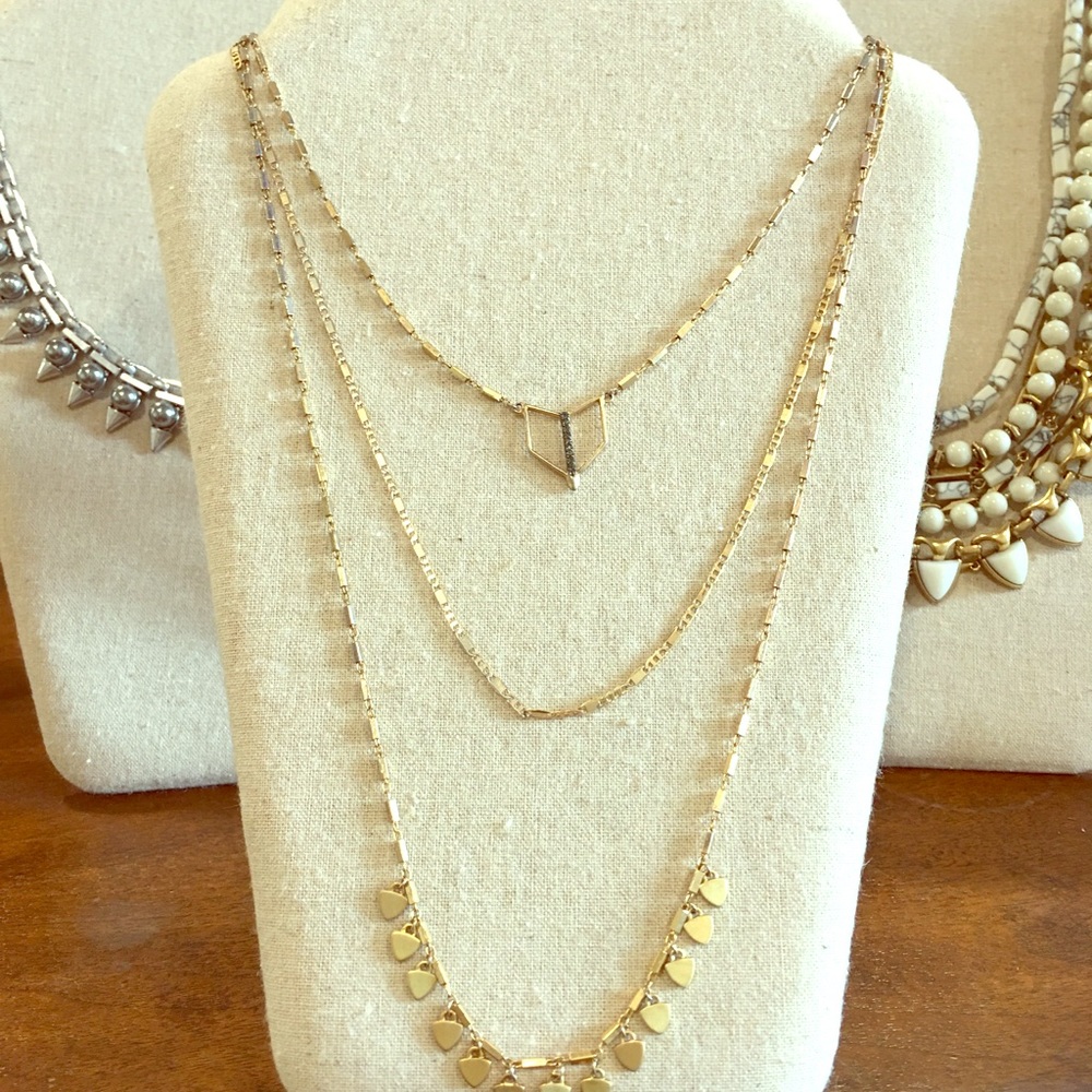 Stella and dot 3 in one necklace.